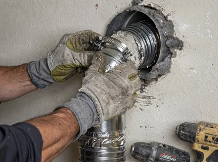 Dryer Vent Hose Installation in Pompano Beach