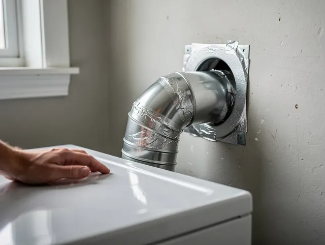 Pompano Beach Dryer Vent Cleaning expert performing professional dryer vent repair and installation in Pompano Beach